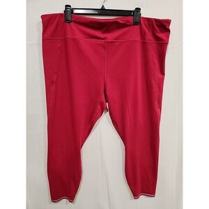 Athleta Leggins Womens Size 2X, Burgundy Red,‎ Zippered Pocket